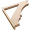 Ekena Millwork 6-in W x 48-in D x 48-in H Balboa Trad Rough Cedar Woodgrain TimberThane Outlooker, Primed Tan OUTUR060X48X48BOA04RCPR - alternate 5